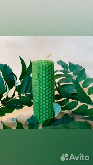 Набор свечей : весна (4 свечи 4 цвета )