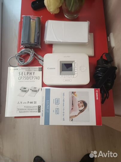 Фотопринтер canon selphy cp740+магниты