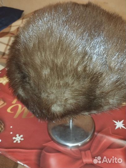 Шапка норковая женская новая размер 56