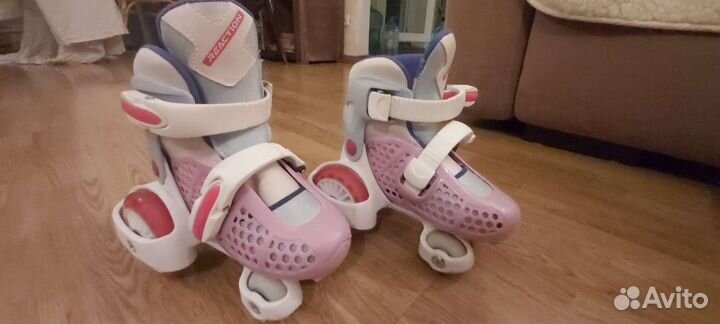 Роликовые коньки детские размер 25-28