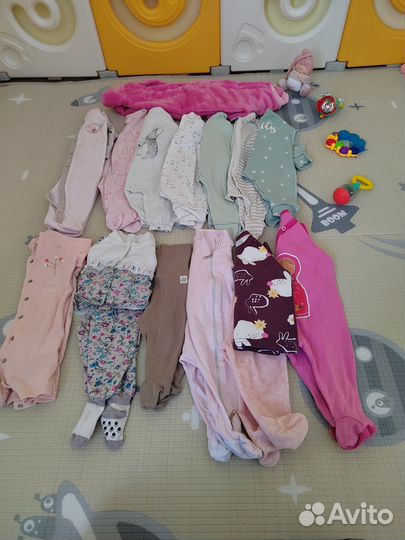Одежда на девочку 56 62 пакетом