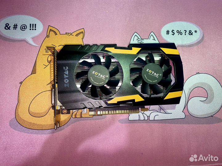 Видеокарта zotac GTX 650TI 1gb gddr5
