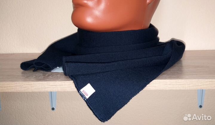 Шарф шерстяной синий Бундесвера, оригинал