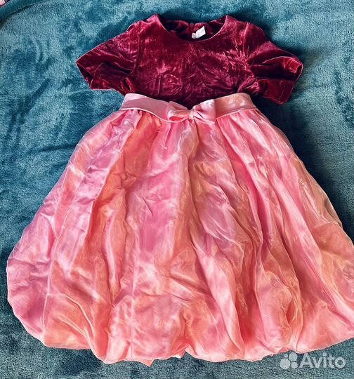 Красивые платье сарафан для девочки 110-116