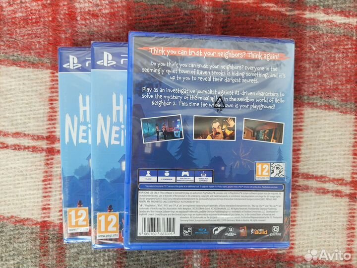 Hello neighbor 2 ps4 новый диск Рус суб