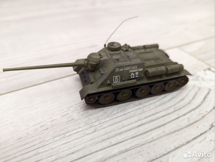 Модель готовая су-100 Звезда 1/72 Самоходка