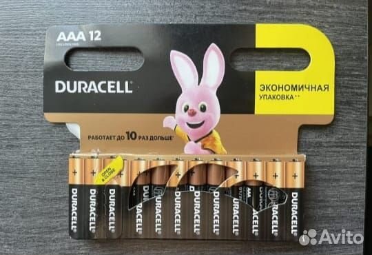 Батарейки Duracell пальчиковые и мизинчиковые