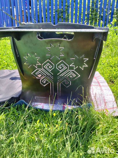 Мангал 21RUS Чебоксары +сумка+кочерга+2полки