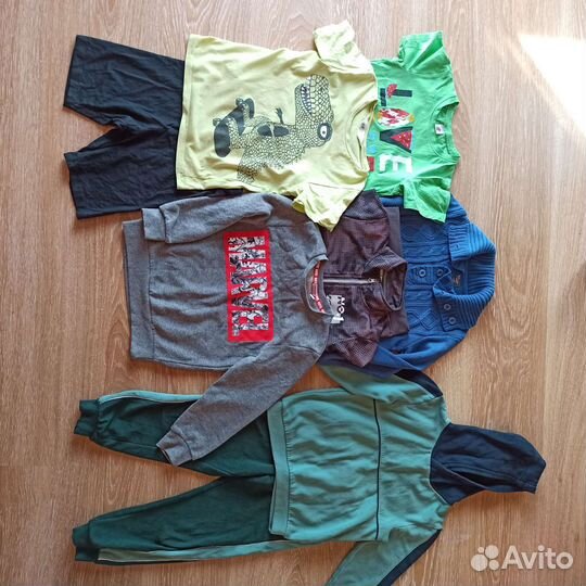 Вещи пакетом на мальчика 122 128