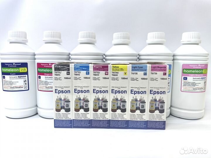 Чернила epson 673 / 664 оригинал качество