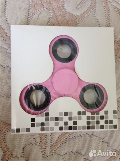 Спиннер розовый