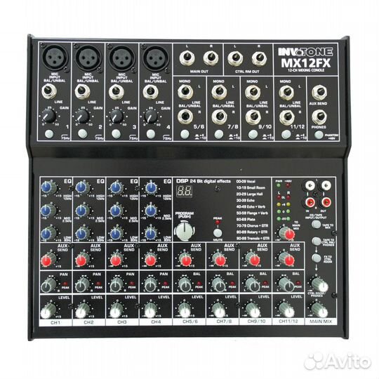 Invotone MX12FX Микшерный пульт