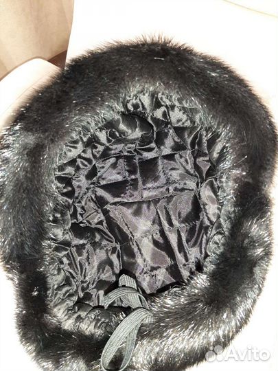 Женская норковая шапка