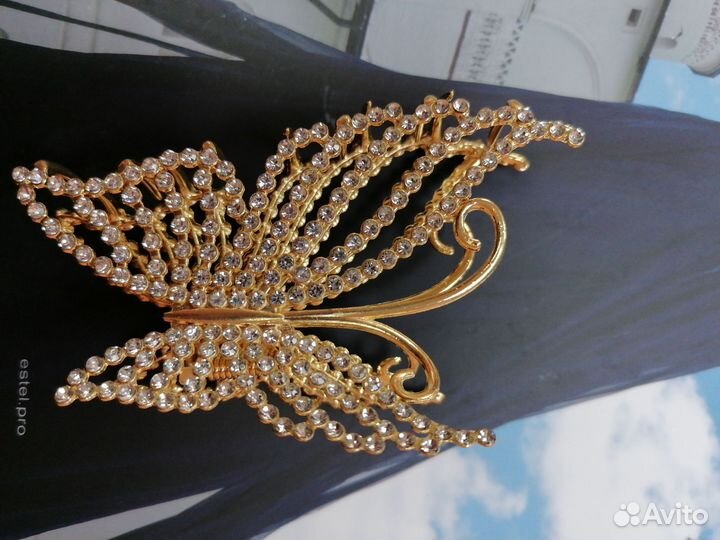 Заколка для волос краб