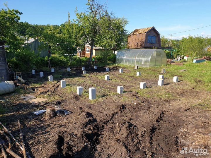 Фундамент на жб сваях / Жб сваи / Забивные сваи