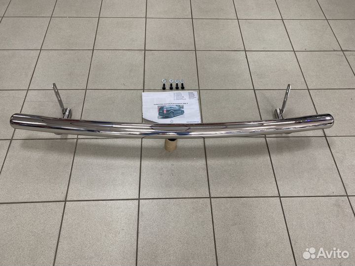 Защита заднего бампера SsangYong Rexton 2006