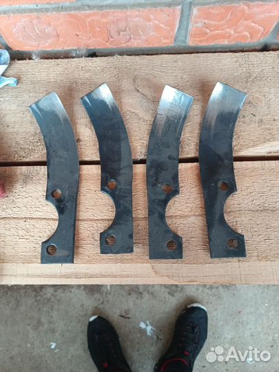 Нож фрезы для мотоблока комплект 4 шт