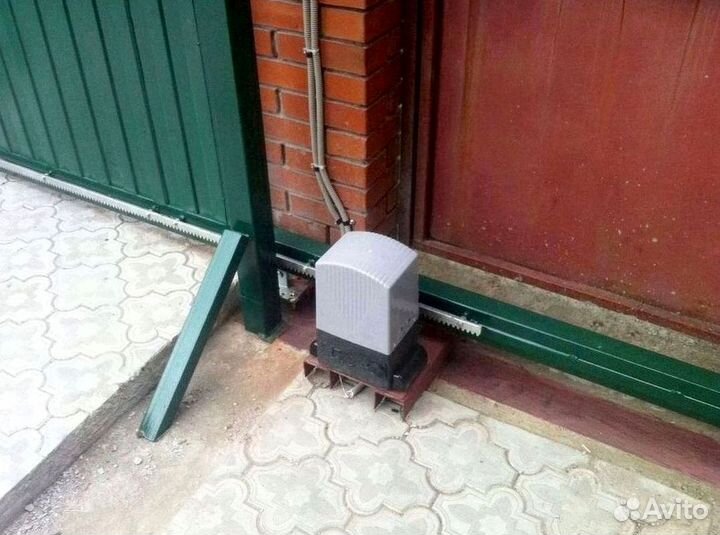 Откатные ворота с монтажом и фундаментом под ключ
