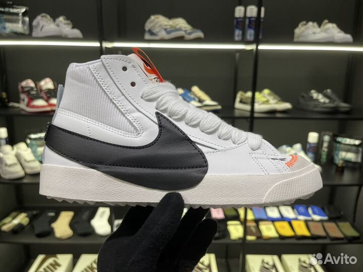 Кроссовки Nike Blazer 77’ Mid Jumbo White Black