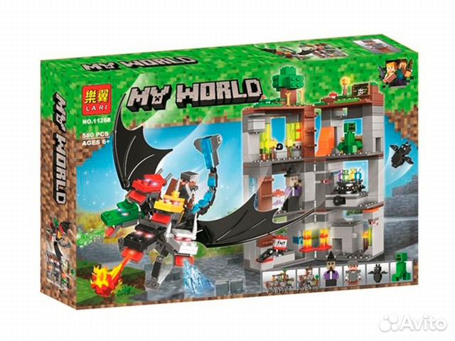 Конструктор My World Minecraft 11268 Нападение