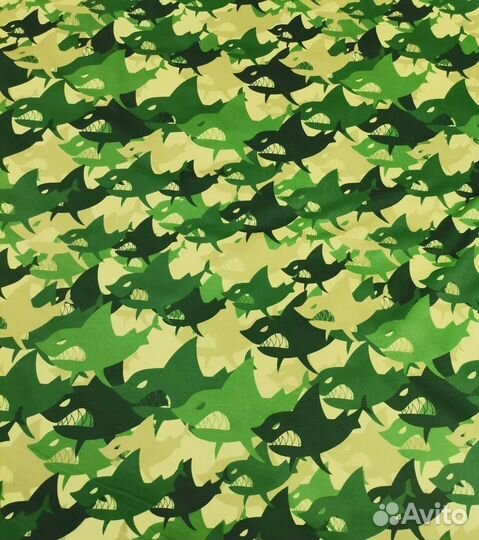 Ткань Флис камуфляж