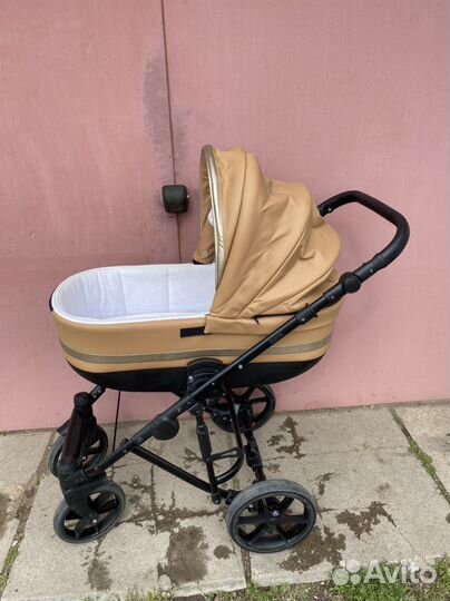 Коляска 2 в 1 эко кожа