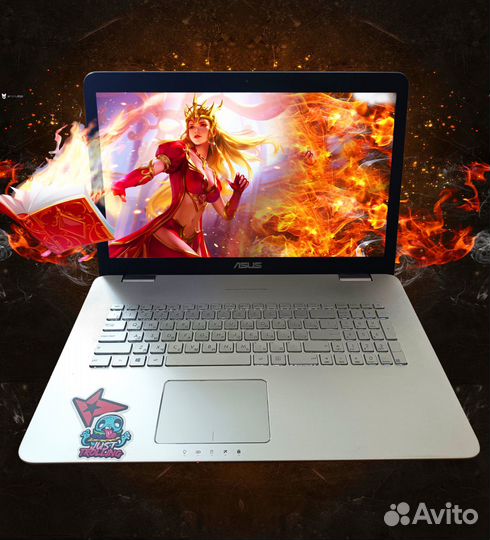 Игровой metal 17.3 Asus i7 8ядер/16g/950m/ssd