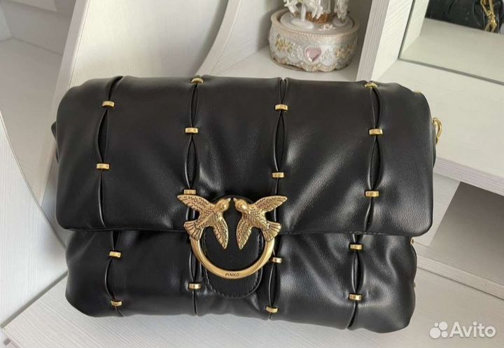 Сумка pinko натуральная кожа
