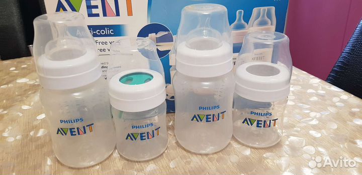Бутылочки philips avent новые