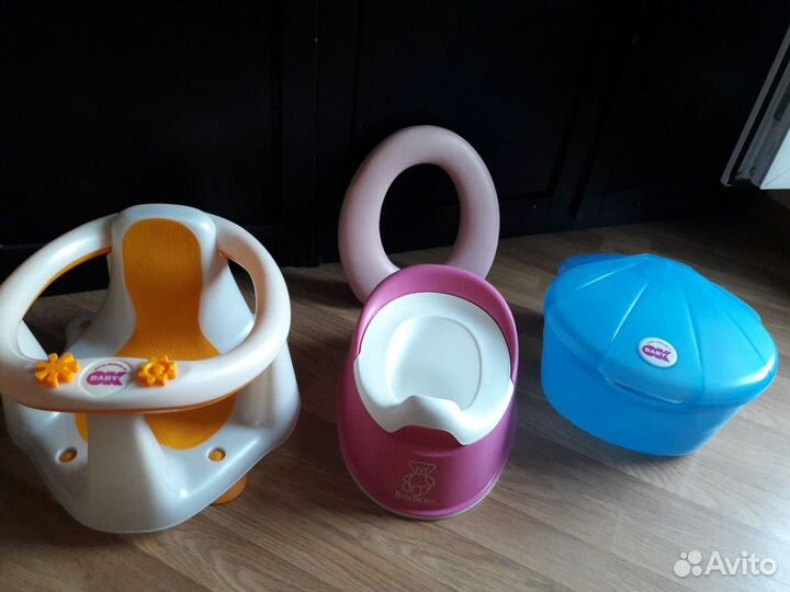 Сиденье для ванны ok baby горшок корзина