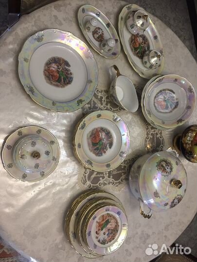 Сервиз.»Королевская Мадонна».Германия. Эпоха СССР