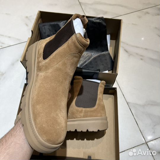 Ботинки мужские Ugg Mens Burleigh Chelsea Chestnut