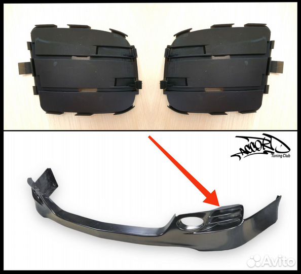 Заглушки для Губы TypeS 06/08(Рест) Honda Accord 7