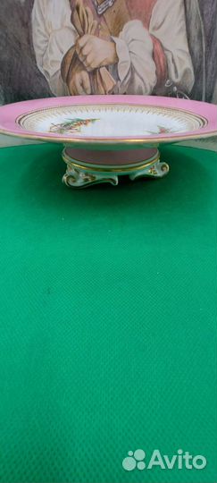 Фруктовница 19 век. George Grainger &Co.Редкая