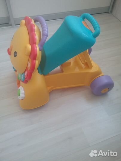 Машинка-ходунки-толокар лев Fisher Price