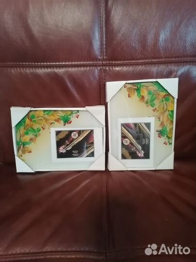 Фоторамка стеклянная для фото 10*15 новая