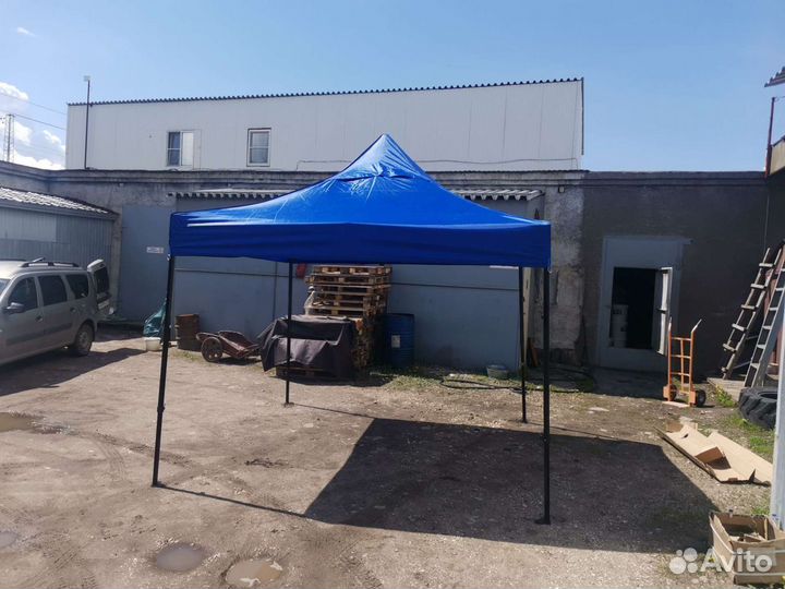 Шатер гармошка 3х3 метра 17.5 кг для торговли