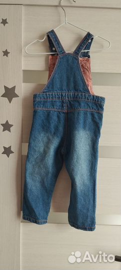 Джинсовый комбинезон для девочки