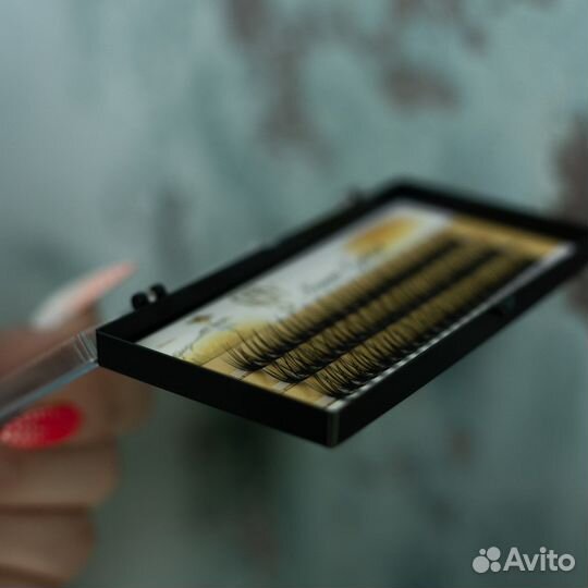 Накладные ресницы пучки