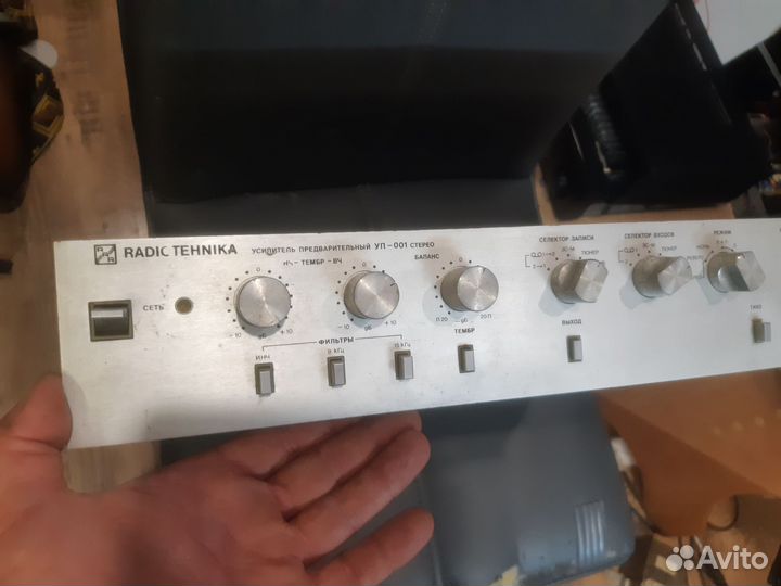 Предварительный усилитель Радиотехника уп 001