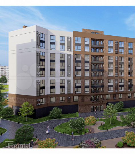 2-к. квартира, 82,9 м², 4/9 эт.