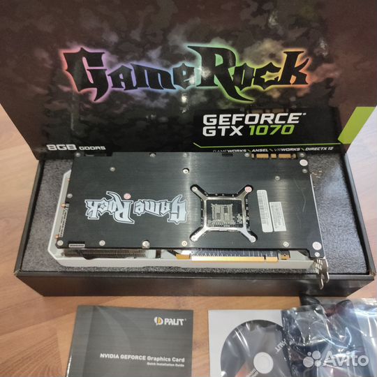 Видеокарта GeForce GTX 1070 Gamerock 8G