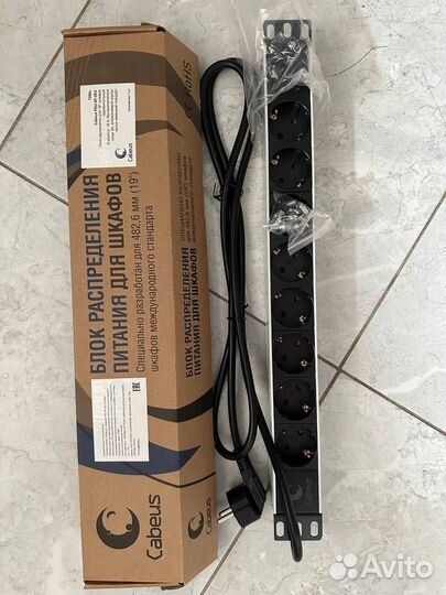 Блок розеток в стойку