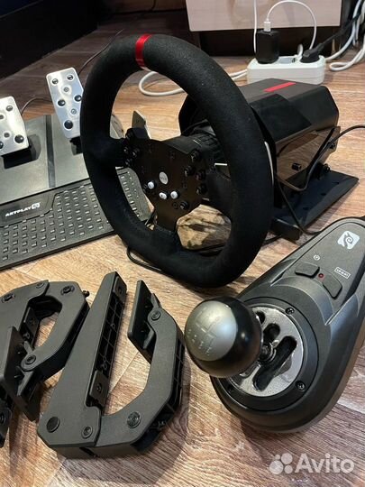 Руль artplays v 1600 pro (900 градусов,кпп,педали)