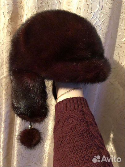 Шапка норковая