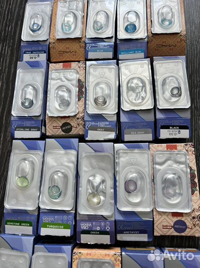 Линзы цветные без диоптрий