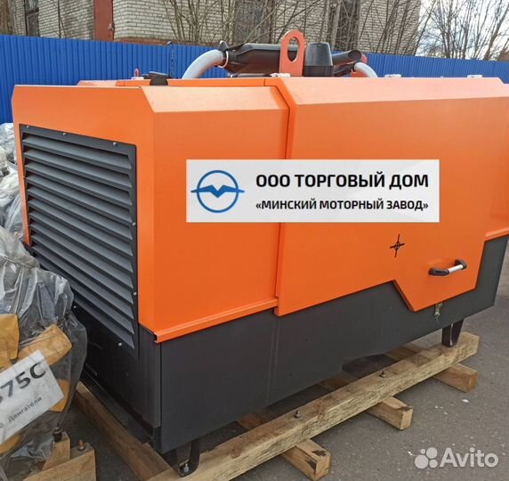 Компрессор винтовой дизельный ммз-пв12/0,7б/ш