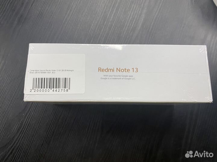 Xiaomi Redmi Note 13, 8/128 ГБ