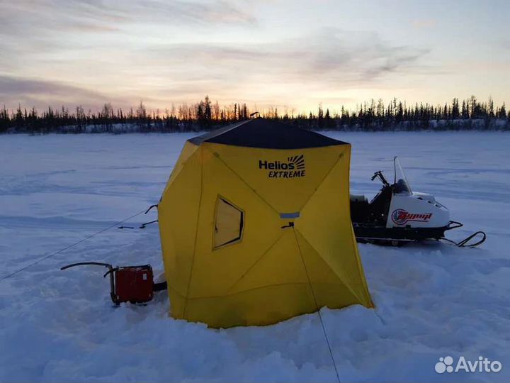 Дизельная печка для палатки зимней рыбалки