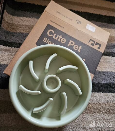 Миска для животных для медленного поедания корма